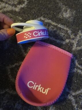 Cirkul Pink Replacement Cap and Neoprene Sleeve